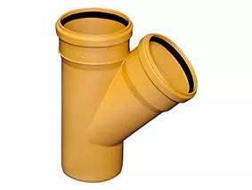 Wavin Sewer S/S Unequal Branch 45° 160x110mm | D6005