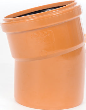 Wavin Sewer S/S Short Radius Bend 30° 110mm | D6030