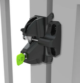 D&D Lokk Gate Latch Black Lockable - Life Warranty │ DDLL3AB