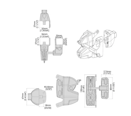 D&D Lokk Gate Latch Black Lockable - Life Warranty │ DDLL3AB
