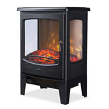 De Vielle Classic 3D Electric Stove Black 1800W | DEF012679