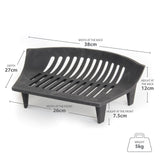 De Vielle 16 Inch Premium Heavy Duty Fire Grate | DEF055566