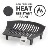 De Vielle 16 Inch Premium Heavy Duty Fire Grate | DEF055566