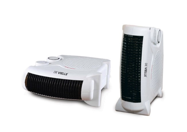 De Vielle Dual Fan Heater 2000W - White | DEF978005