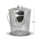 De Vielle Galvanised Coal Tub and Lid | DEF978470
