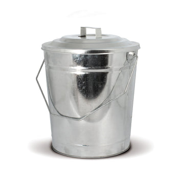 De Vielle Galvanised Coal Tub and Lid | DEF978470