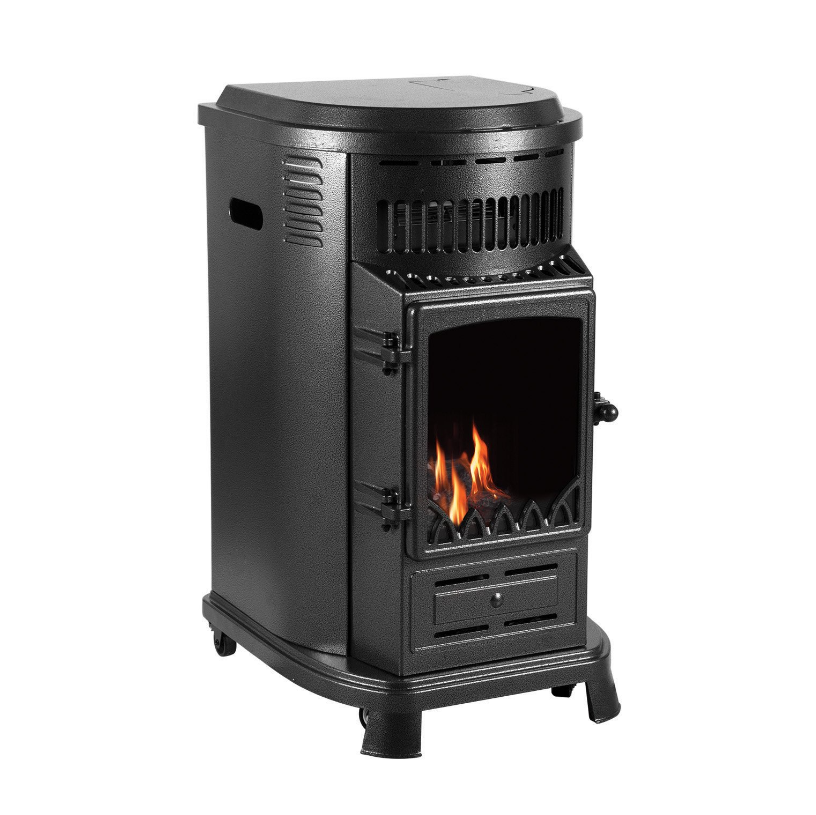 De Vielle Cast Iron Real Flame Gas Heater | DEFFH708F
