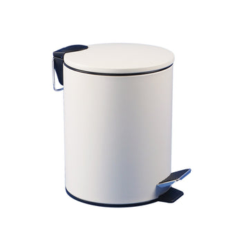 De Vielle Classic 5 Litre Cream Pedal Bin | DEV006039B