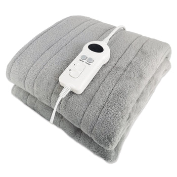 De Vielle Electric Fleece Throw Blanket 200G Grey | DEV006190