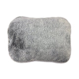 De Vielle Plush Covered Rechargeable Hot Water Bottle - Grey | DEV006633