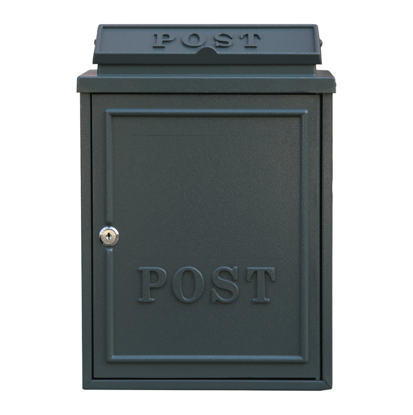 PostPlus Classic Diecast Post Box - Grey | DEV009863