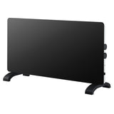 De Vielle Glass Convector Heater 2000W - Black | DEV011200