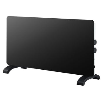 De Vielle Glass Convector Heater 2000W - Black | DEV011200