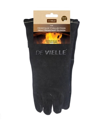 De Vielle Leather Stove Gloves | DEV766494