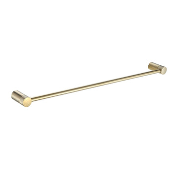 De Vielle Bathroom Santorini Single Towel Bar in Gold | DEV98001GB