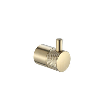 De Vielle Bathroom Santorini Robe Hook in Gold | DEV98005GB