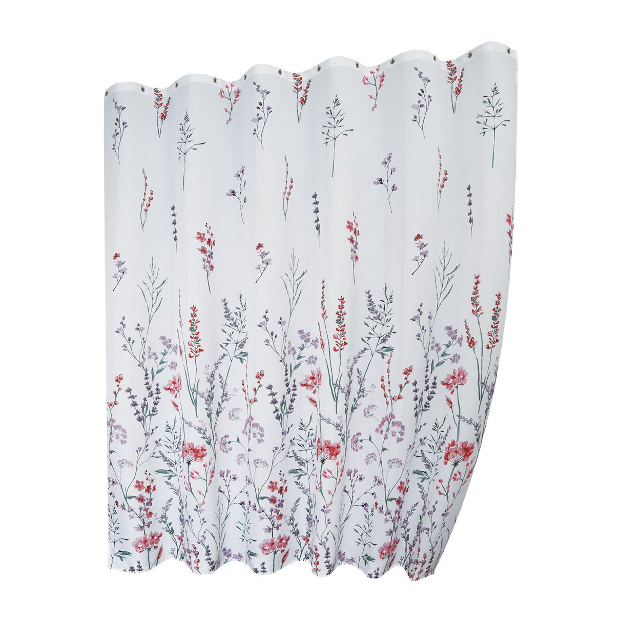 De Vielle Bathroom Floral Printed Shower Curtain | DEVBT829806