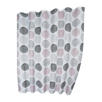 De Vielle Bathroom Spot Printed Shower Curtain | DEVBT829809