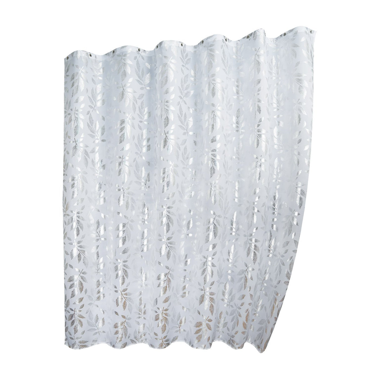 De Vielle Bathroom Foil Print Shower Curtain | DEVBT829812