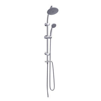De Vielle Bathroom Rain Shower Set In Chrome | DEVDSZ65