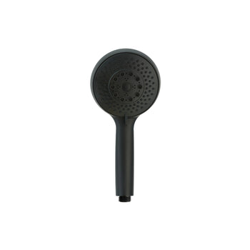 De Vielle Bathroom 5 Function Jet Shower Head In Black | DEVP212B