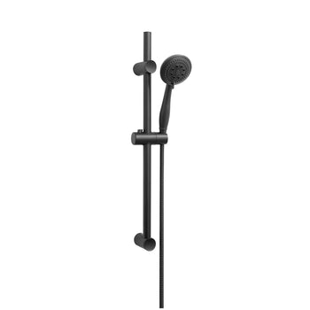De Vielle Bathroom 5 Function Shower Set in Black | DEVS21B129N1B