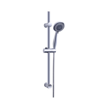 De Vielle Bathroom 5 Function Shower Set in Chrome | DEVS21B129N1C