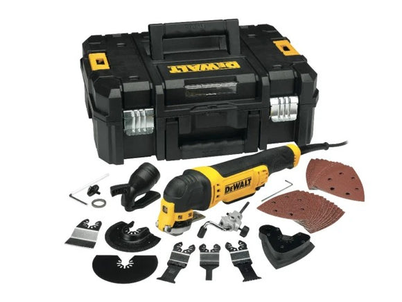 DeWalt DWE315KT Multi-Tool Quick Change Kit & TSTAK 300w 240v | DEWDWE315KT