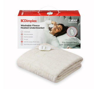 Dimplex Double Washable Fleece Heated Blanket | DFB2002