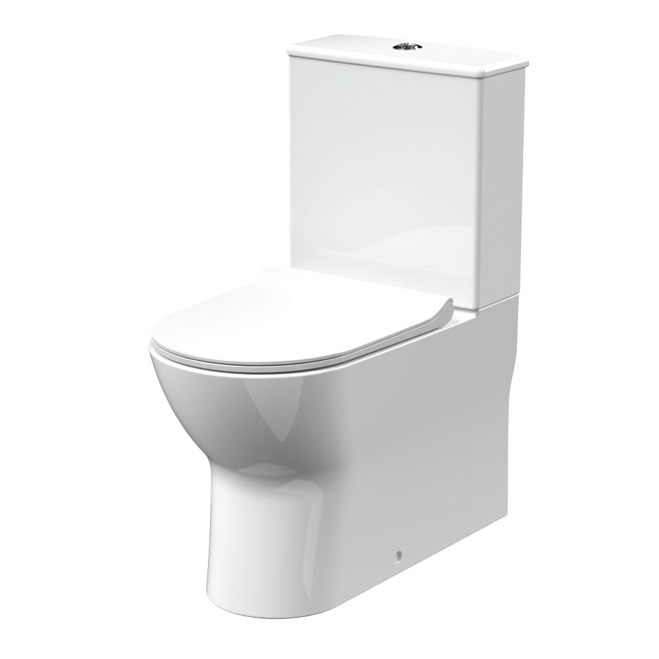 Dia Fully Shrouded Rimless Toilet Complete | DFSPCSUC