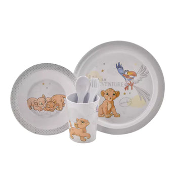 Magical Beginnings 5 Piece Melamine Crockery Set - Simba | DI521