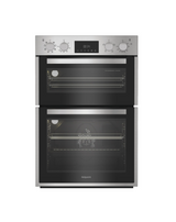 Hotpoint Multifunction Built-In Electric Double Oven - Stainless Steel | DIH82DIX