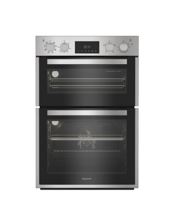 Hotpoint Multifunction Built-In Electric Double Oven - Stainless Steel | DIH82DIX