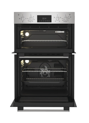 Indesit Built-In Electric Double Oven - Stainless Steel | DII10DIX