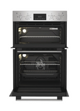 Indesit Built-In Electric Double Oven - Stainless Steel | DII10DIX