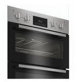 Indesit Built-In Electric Double Oven - Stainless Steel | DII10DIX