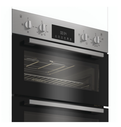 Indesit Built-In Electric Double Oven - Stainless Steel | DII10DIX