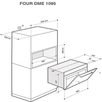 De Dietrich Built-In Combi Microwave - Stainless Steel | DKC7340X