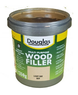 Douglas Multi Purpose Wood Filler 250g Light Oak | DPWF0250B
