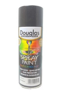 Multi Surface Spray Paint 400ml Matt Black | DS0400A