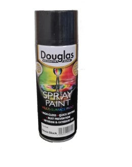 Multi Surface Spray Paint 400ml Gloss Black | DS0400B