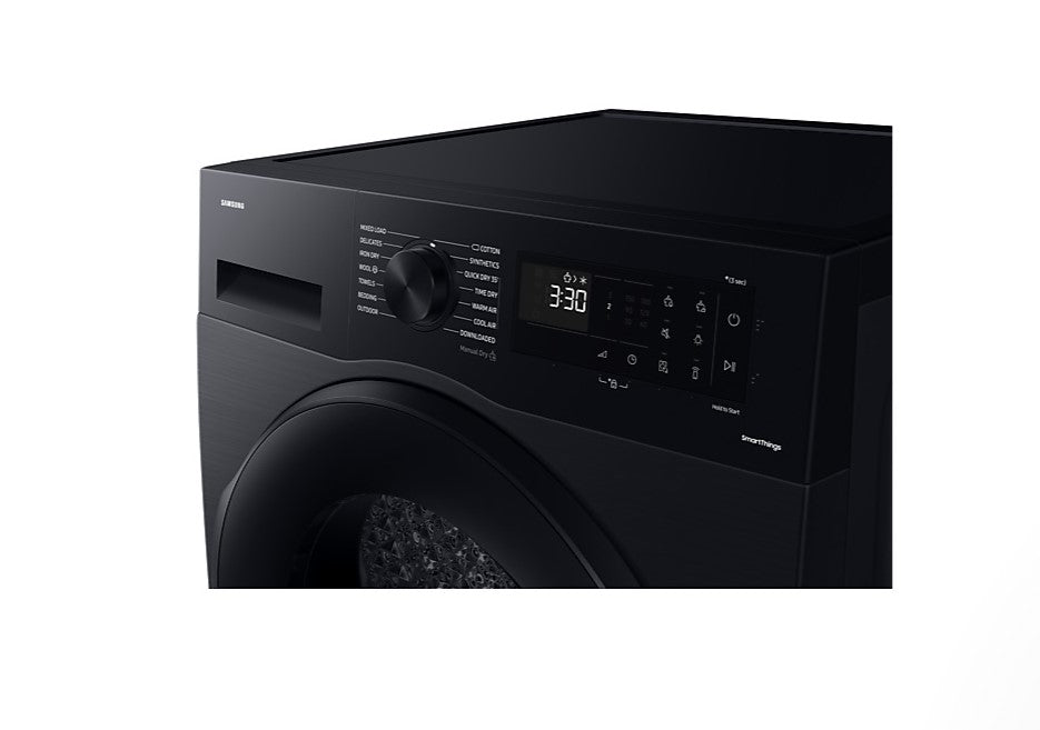 Samsung 9kg Heat Pump Tumble Dryer - Black A++ | DV90CGC0A0ABEU