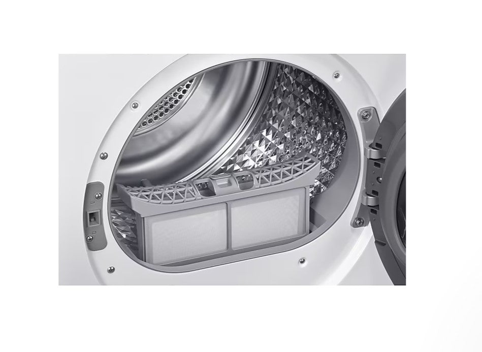 Samsung Series 5 with OptimalDry™ 9kg Heat Pump Tumble Dryer - White A++ | DV90CGC0A0AEEU