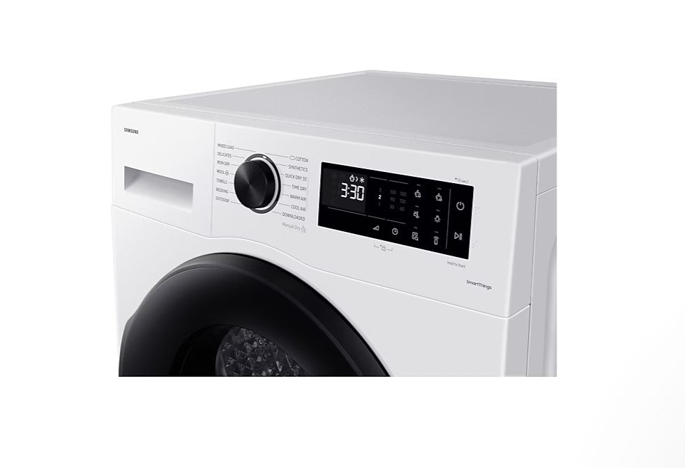 Samsung Series 5 with OptimalDry™ 9kg Heat Pump Tumble Dryer - White A++ | DV90CGC0A0AEEU