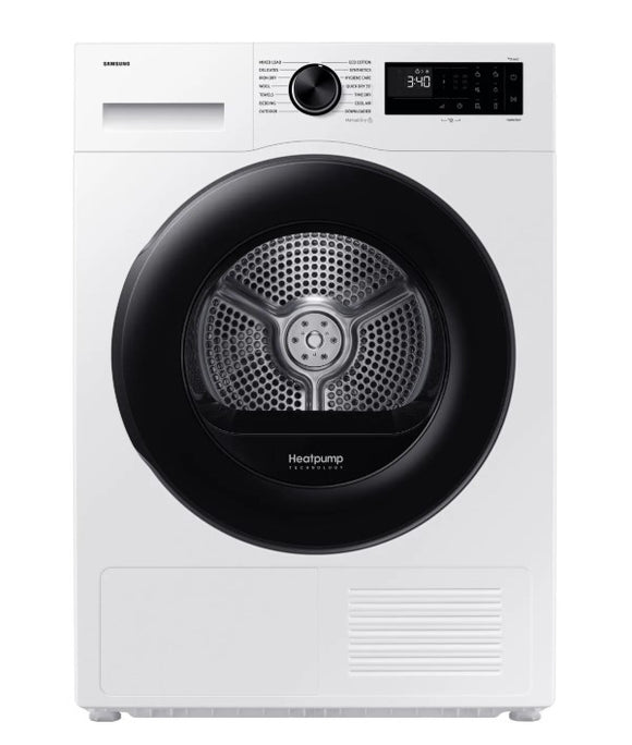 Samsung Series5 AI Energy 9kg Heat Pump Tumble Dryer - White | DV90DG52A0AEEU