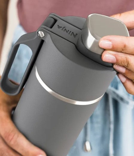 Ninja Thirsti 530ml Travel Bottle Grey | DW1801EUUKGY