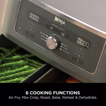 Ninja MAX 6-in-1 Dual Zone Air Fryer 9.5L | DZ400UK