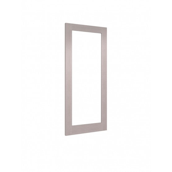 NM6GC Light Grey Ash Shaker Style Glazed Door