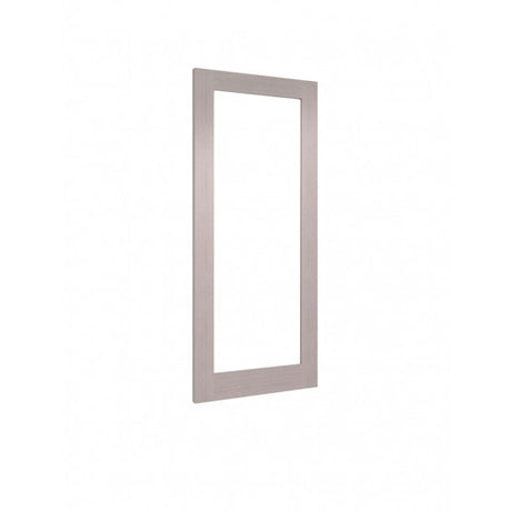 NM6GC Light Grey Ash Shaker Style Glazed Door