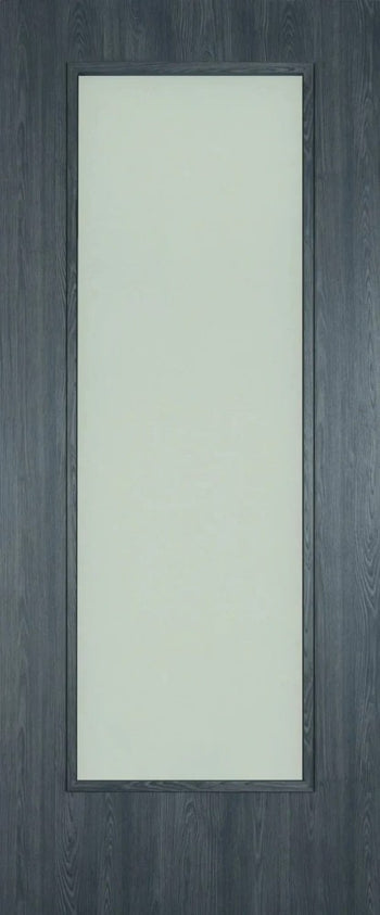 Doras Erkado Shaker Laminate Midnight Grey Obscure Glass